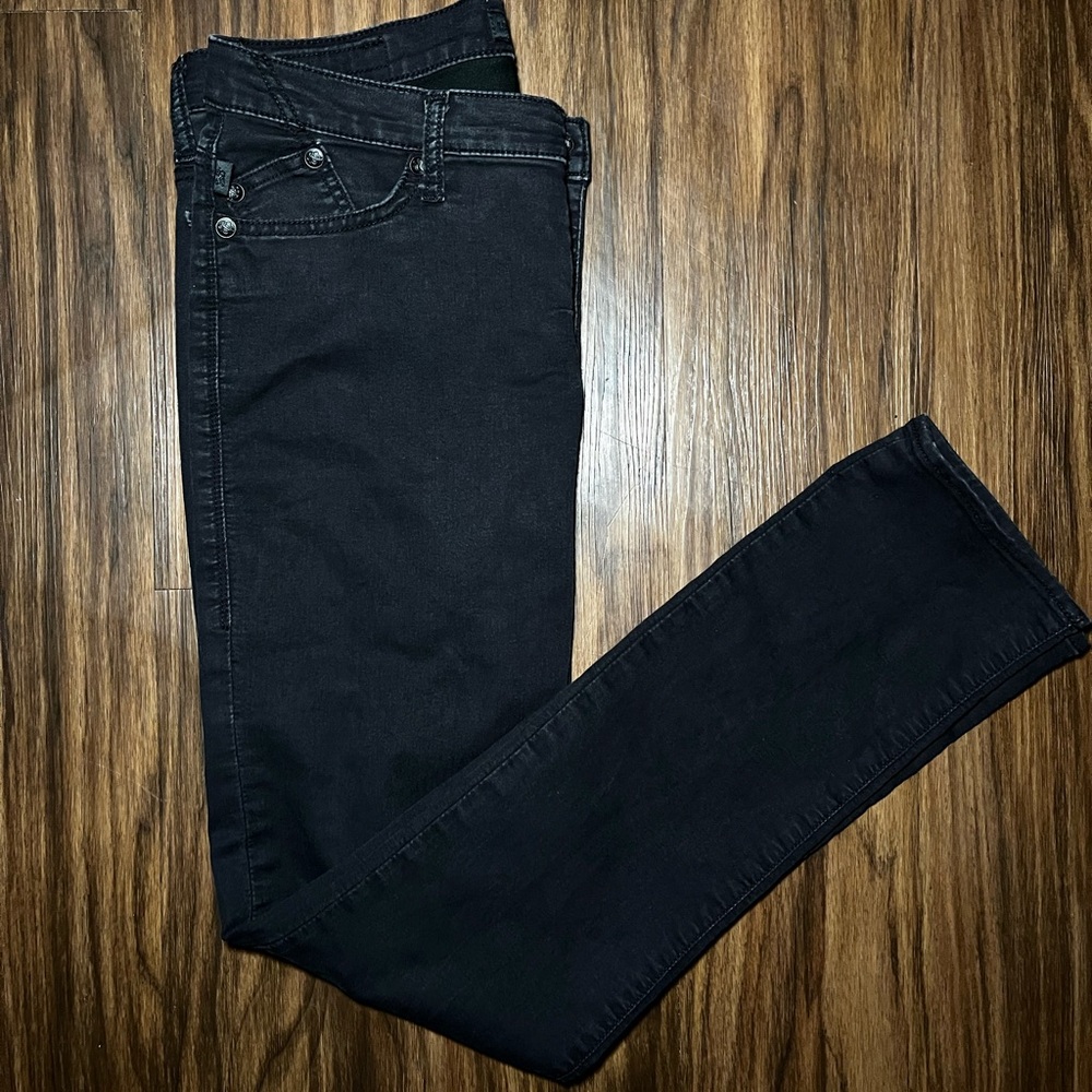 Rock & Republic Slim /Skinny Black Size 12 Mid Rise Women